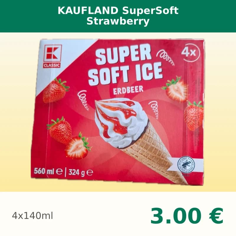 KAUFLAND SuperSoft Strawberry