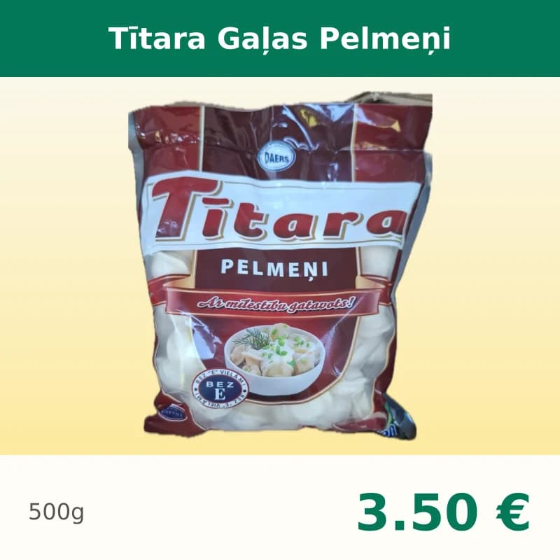 Tītara Gaļas Pelmeņi
