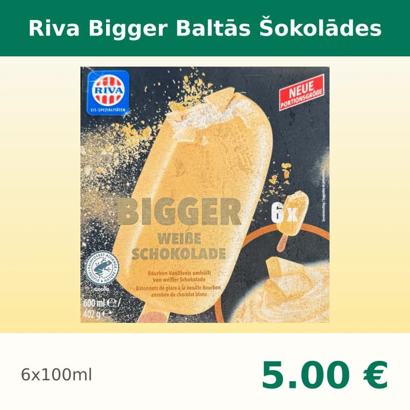 Riva Bigger Baltās Šokolādes