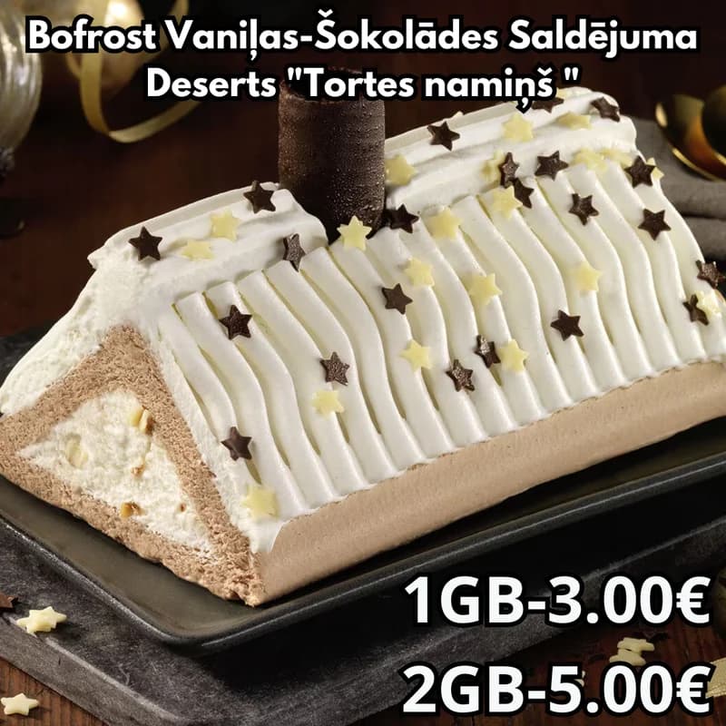 Bofrost Tortes namiņš Vaniļa-Šokolāde