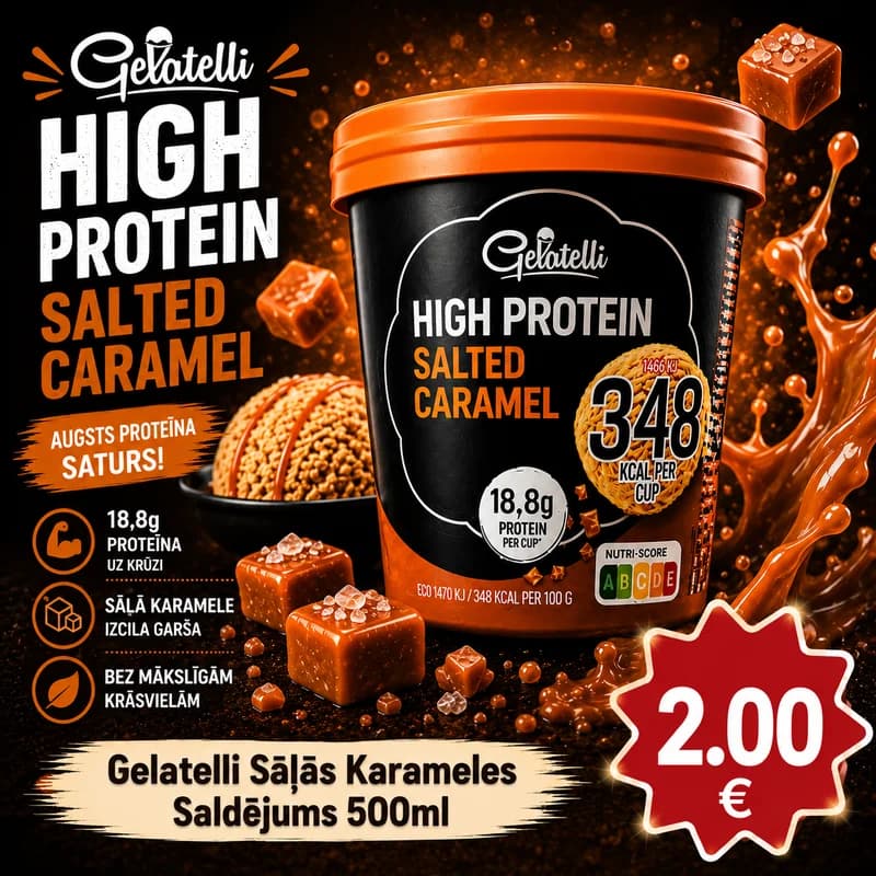 Gelatelli High Protein Salted Caramel