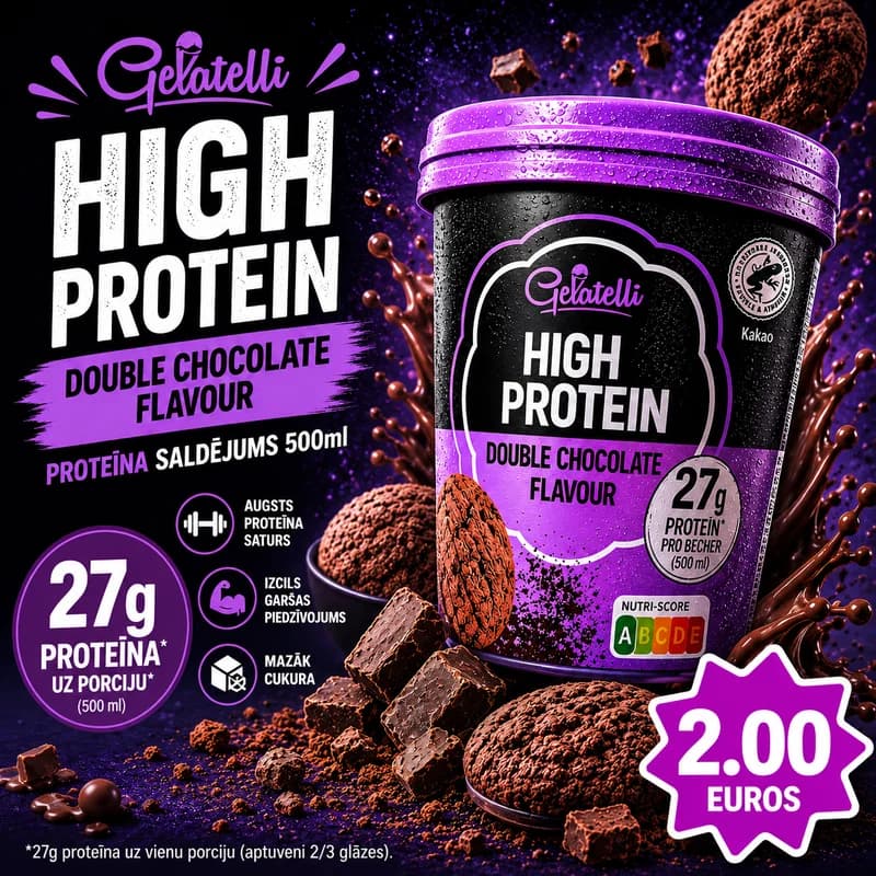 Gelatelli High Protein Double Chocolate