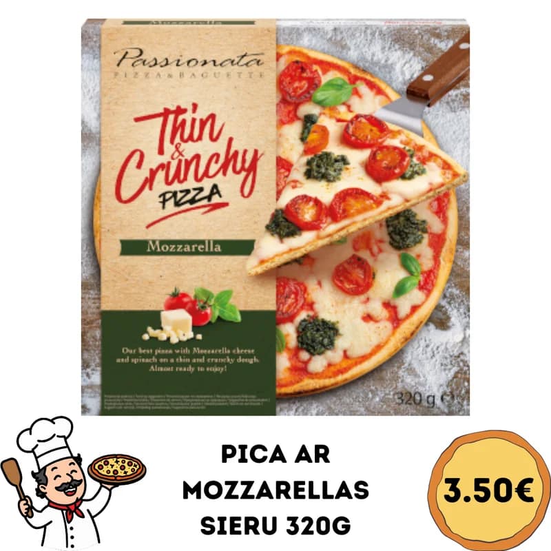 Passionata Thin Crunchy Mozzarella