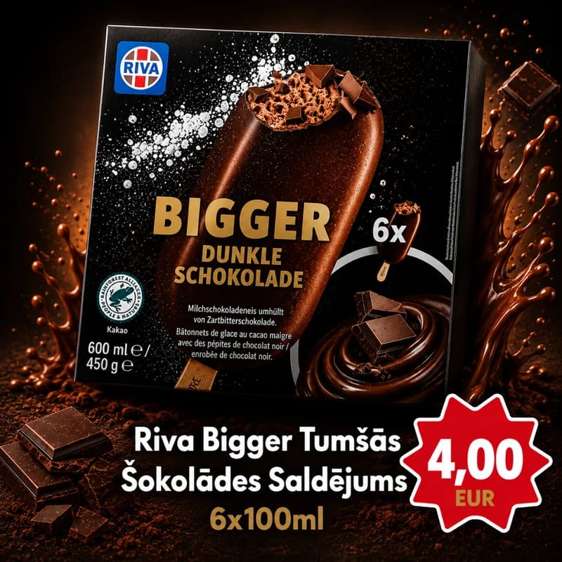 Riva Bigger Tumšās Šokolādes